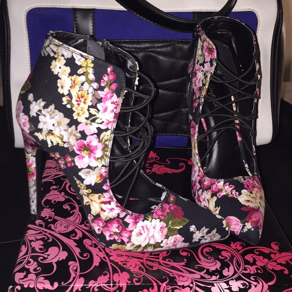 New ankle high booties/ heels